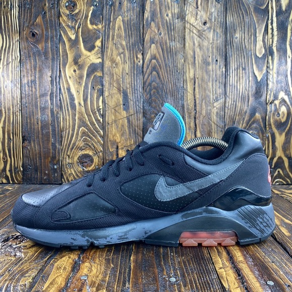 Rare 2010 Nike Air Max 180 Black/Grey/Red/Blue 310155-005 Men‎ Sneakers Size 13